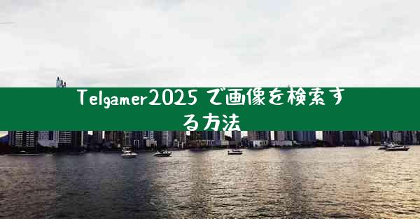 Telgamer2025 で画像を検索する方法
