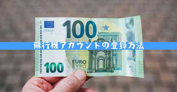 飛行機アカウントの登録方法