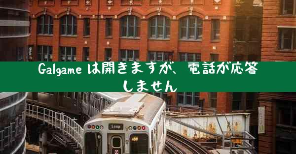 Galgame は開きますが、電話が応答しません