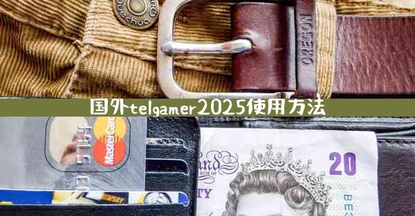 国外telgamer2025使用方法