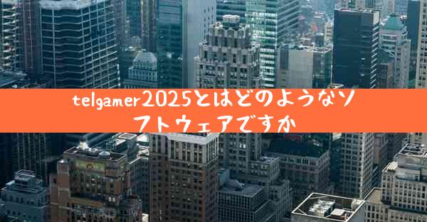 telgamer2025とはどのようなソフトウェアですか