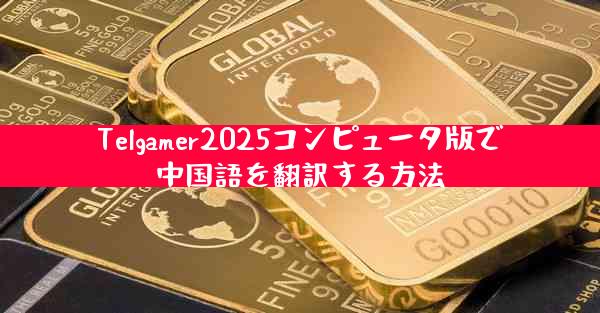 Telgamer2025コンピュータ版で中国語を翻訳する方法